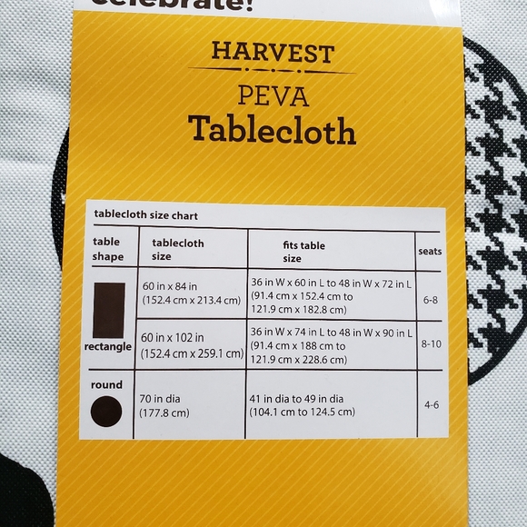 Vinyl Fall Tablecloth - Picture 2 of 4